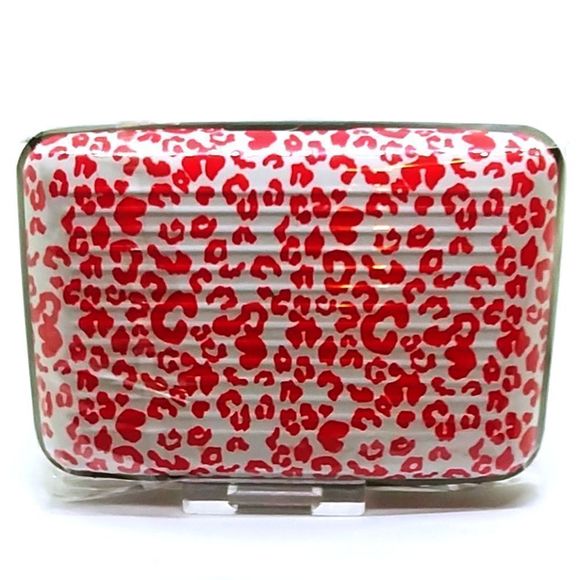 Animal Print RFID Blocking Card Holder - Picture 1 of 3